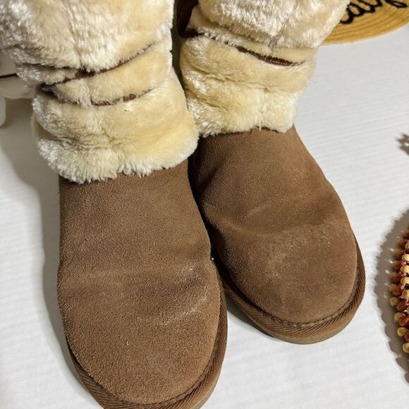 Natural Reflections Bernie Shearling Faux Fur Winter Boots - Picture 4 of 9